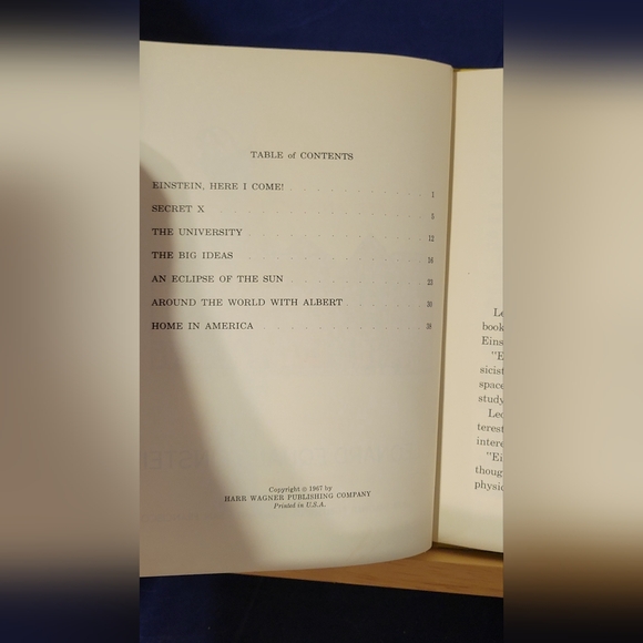 Vintage Time Machine Series-LEONARD EQUALS EINSTEIN,Gene Darby, 1967 HC - Picture 3 of 6